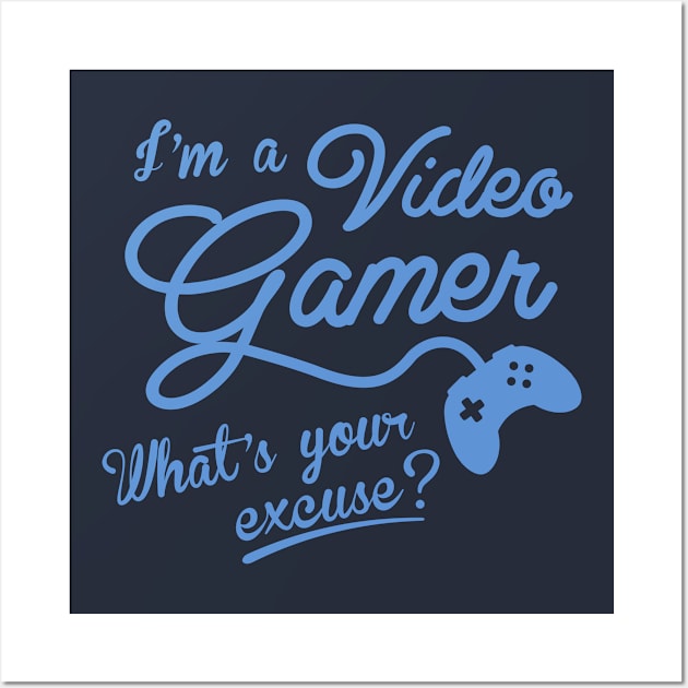 Video Gamer Wall Art by manospd